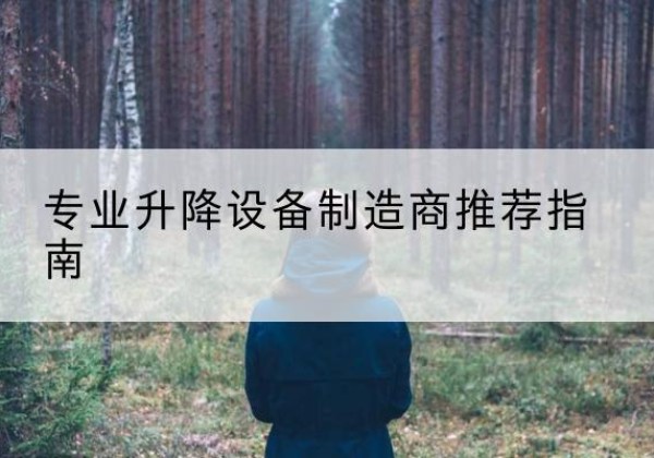 绥棱电动剪叉升降平台厂家-专业升降设备制造商推荐指南
